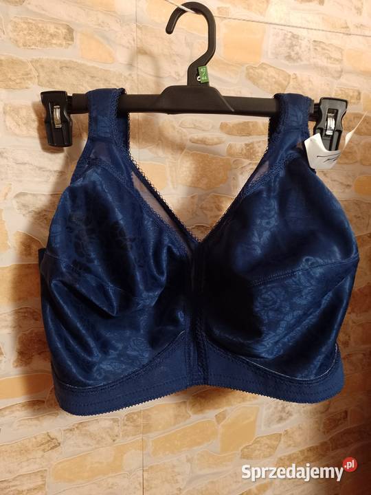 105DD 105E 46XXL Granatowy biustonosz z Londynu Kraków