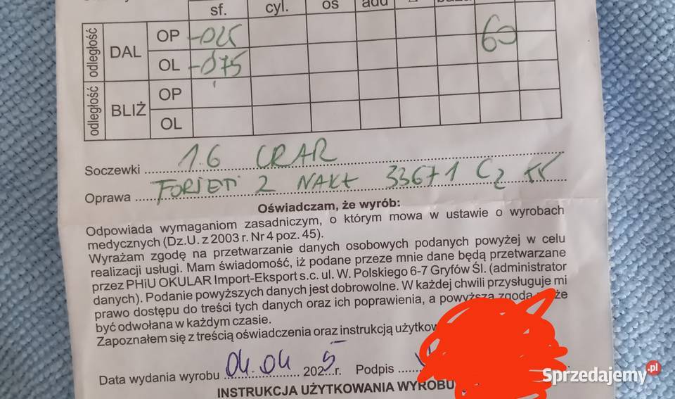 Okularynakładka przeciwsłoneczna etui dodatkowa sprzedam