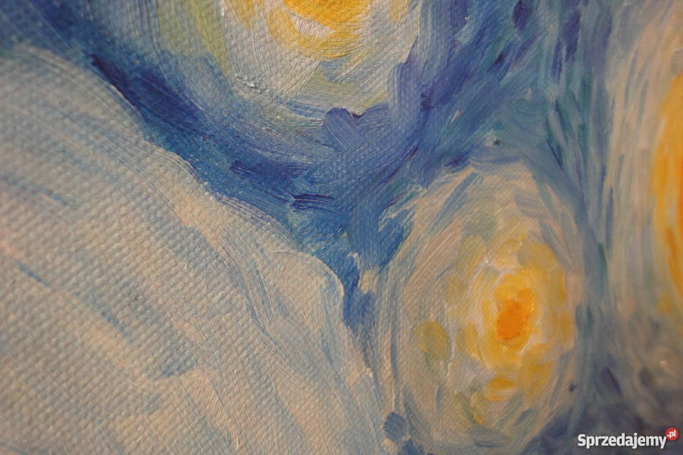 Obraz olejny Van Gogh Gwiaździsta noc wielkopolskie Konin sprzedam