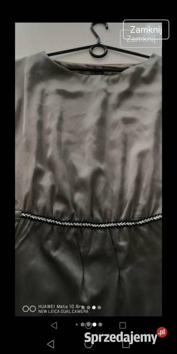 Szara sukienka damska Długość Midi sprzedam