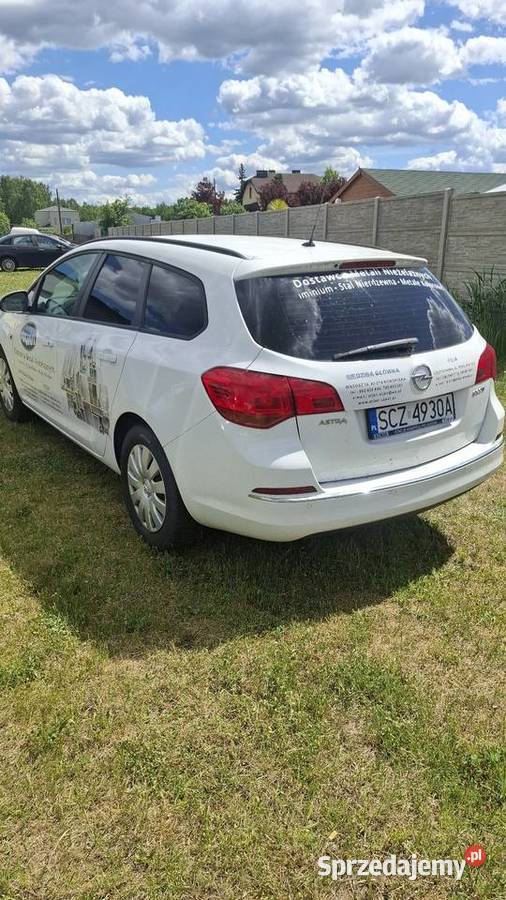 Opel Astra 16 ecoflexi Rok produkcji 2014 Konopiska