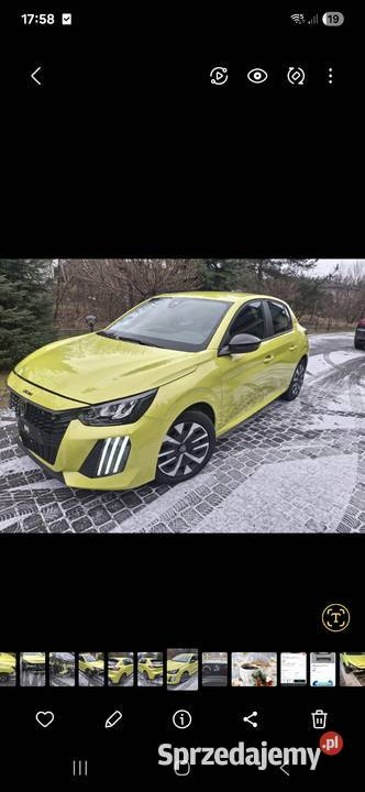 Peugeot 208 prawie nowy 852km mazowieckie