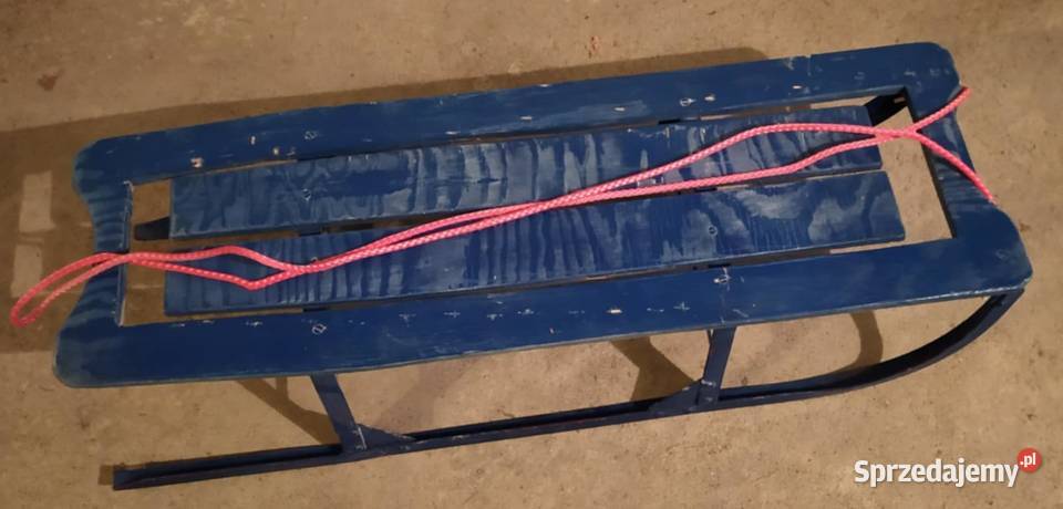 Sanki metalowe Niebieskie Lublin sprzedam