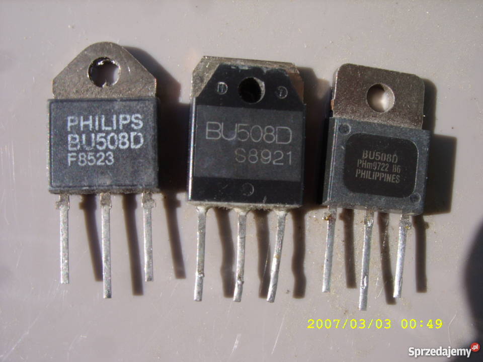 Tranzystory BU 508A i 508D nieuzywane dolnośląskie Wołów