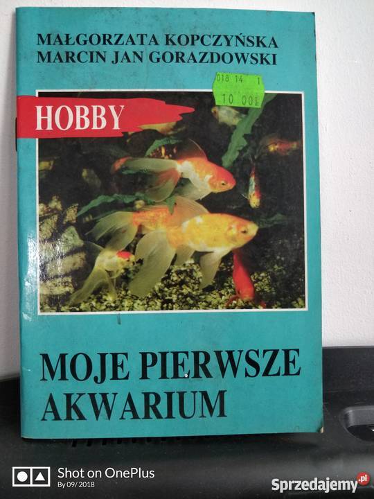 Książka zwierzęta ryby Moje Pierwsze Alkwarium opolskie Nysa