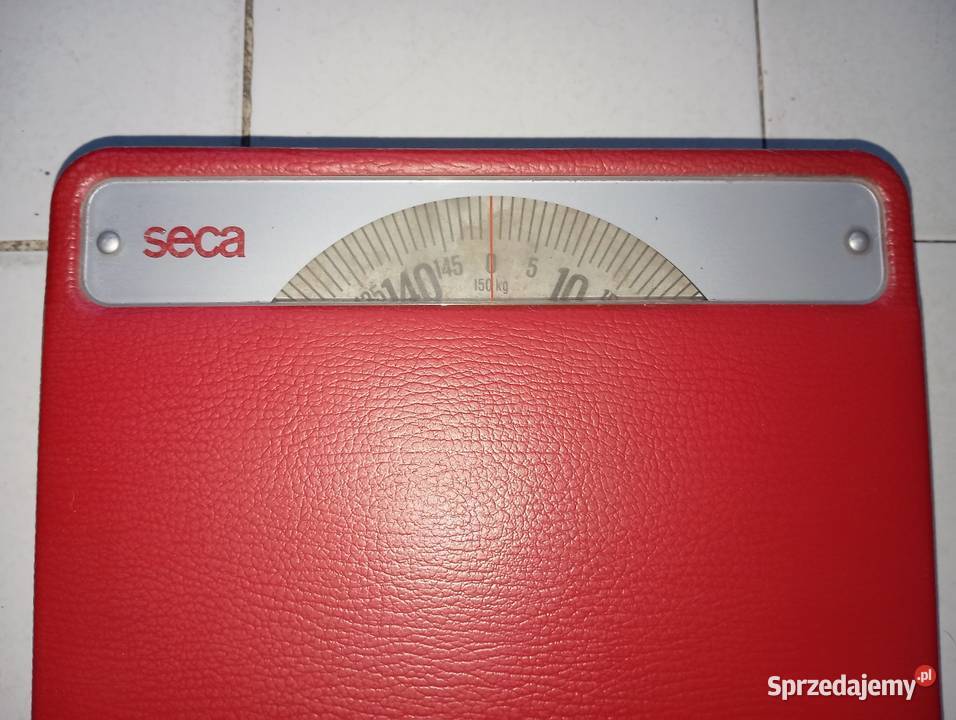 Mechaniczna WAGA firmy SECA Unikat czerwony Warszawa