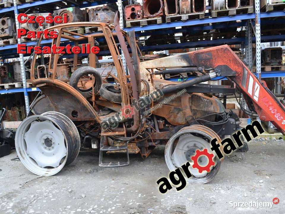 Deutz Agrotron 495 części skrzynia biegów oś Byków