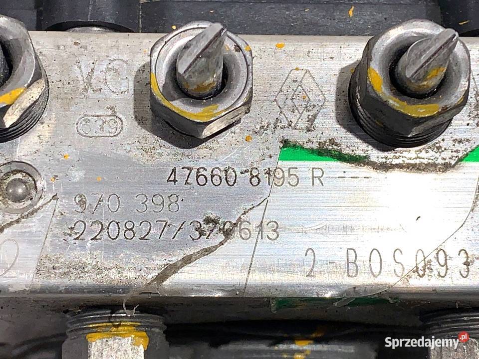 POMPA ABS RENAULT CLIO V 476608195R 16 94 sprzedam