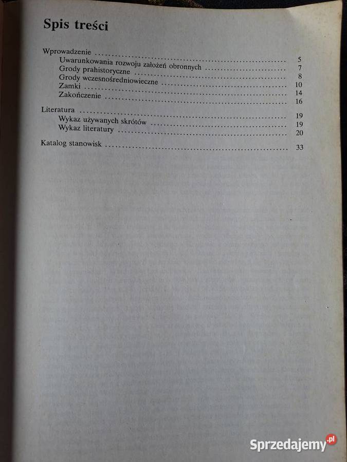 Katalog grodzisk i zamczysk w Karpatach Juliusz Kraków