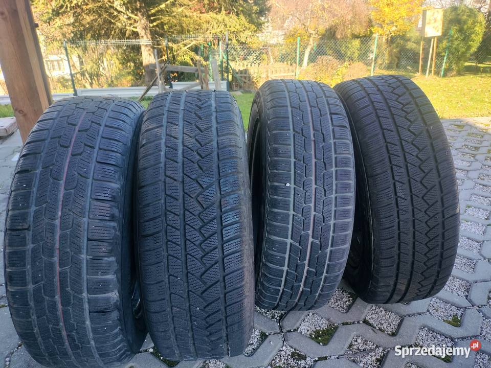 Używane felgi stalowe z oponami zimowymi sprzedam