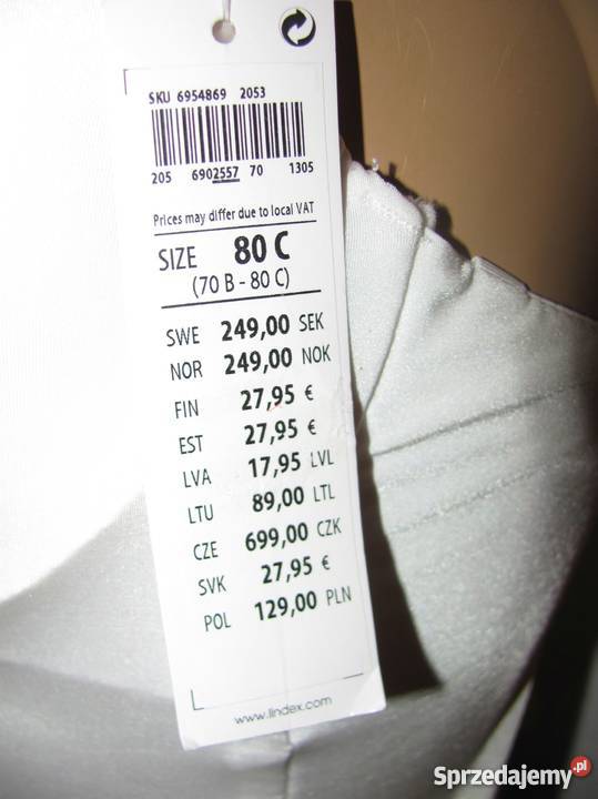 gorset modelujący biały Lindex 70B80C Zamość