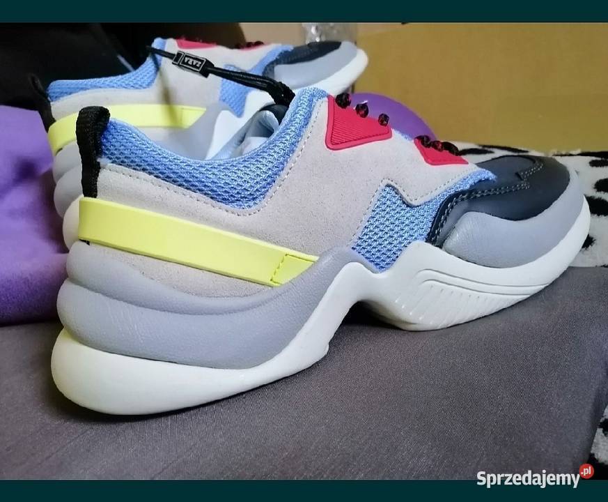 Buty ZARA półbuty sneakersy chunky Na grubszym Obuwie sportowe Leszno