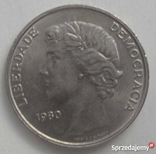 PORTUGALIA25 ESCUDO1980 rCOPPERNICKELRZADKA Legionowo