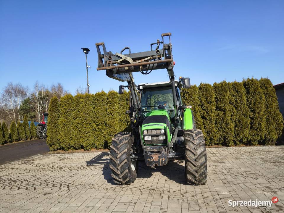 DeutzFahr K420 z ładowaczem Grabów Szlachecki