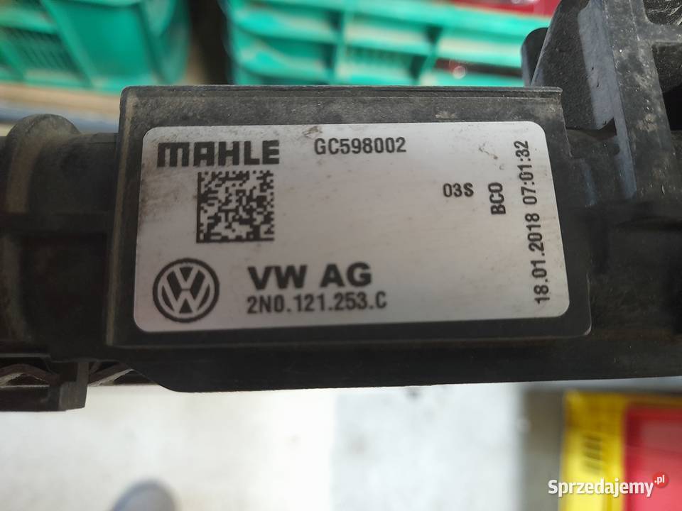 CHŁODNICA WODY VW CRAFTER II 20 TDI MAN TGE dostawcze Chłodnie wody Goleniów