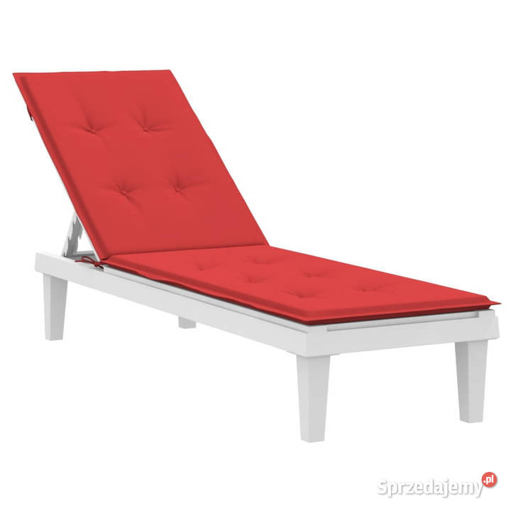 Poduszka na leżak czerwona 75105x50x4 WM314179 Warszawa