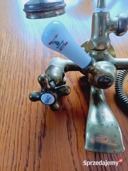 Stara bateria wannowa z mosiądzu wielkopolskie Poznań