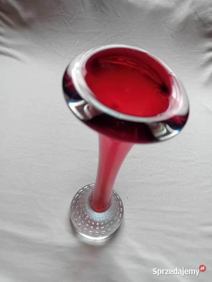 Wazon Vintage na 1 kwiat Aseda Glasbruk Szwecja