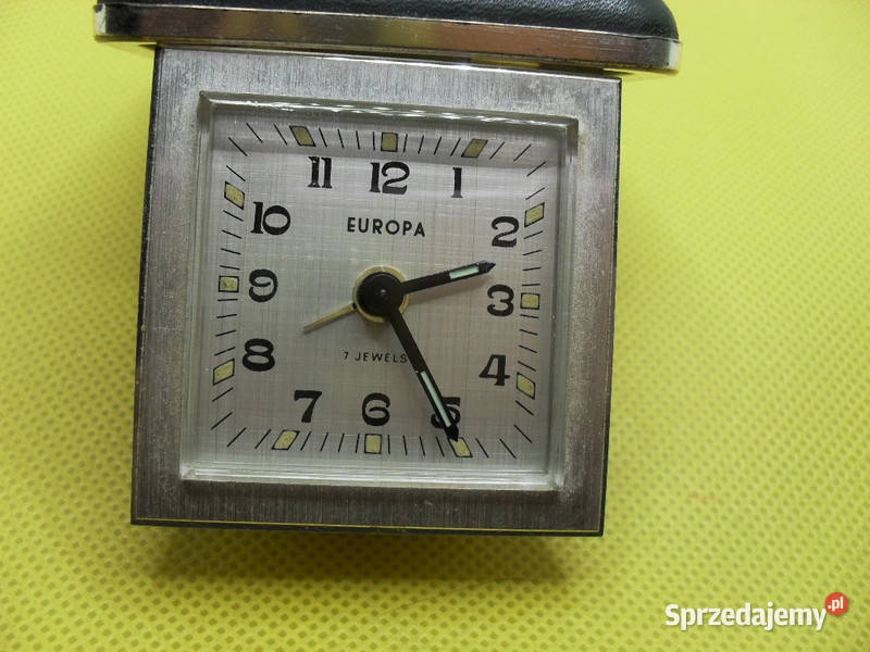 Budzik EUROPA 7 Jewels Germany sprawny stan Wrocław