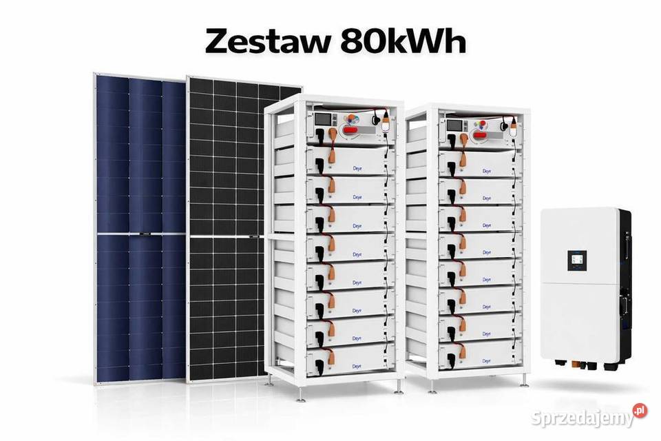 Zestaw budzetowy 80kWh HV panele inwerter 3 fazy małopolskie