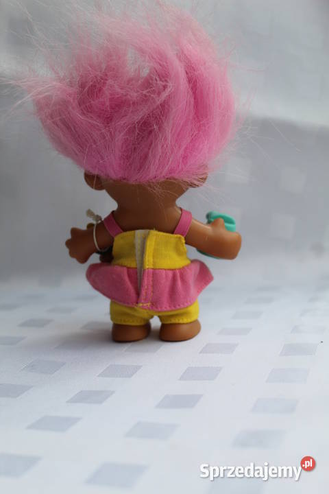 Troll Russ Różowy Ogrodniczka Kwiatek Konewka śląskie