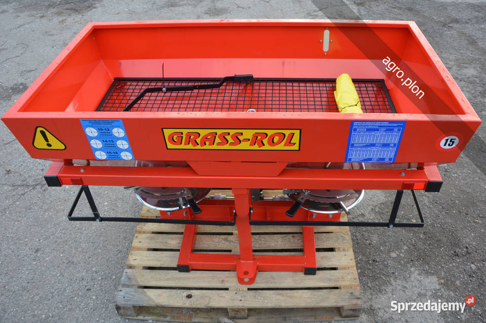 Rozsiewacz do nawozów GRASSROL Malowany Rozsiewacze nawozów Zamość sprzedam