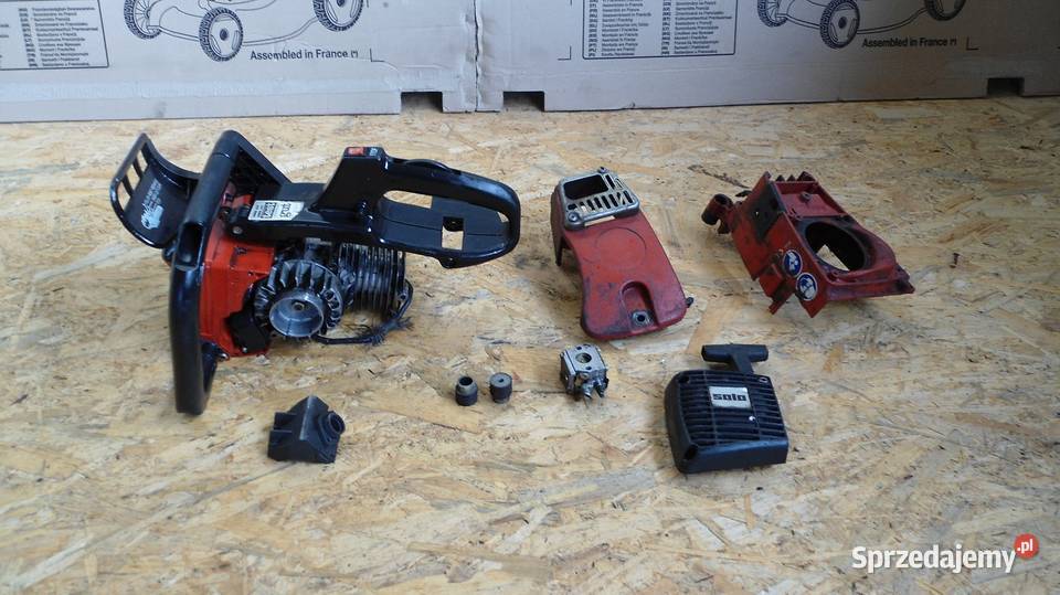 Solo 634 części cylinder tłok wał cewka gaźnik Łagów