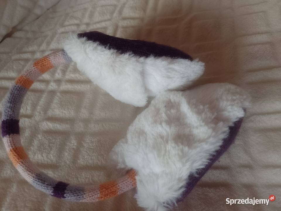 Futrzane Bogato zdobione Nauszniki na głowę z Kraków sprzedam