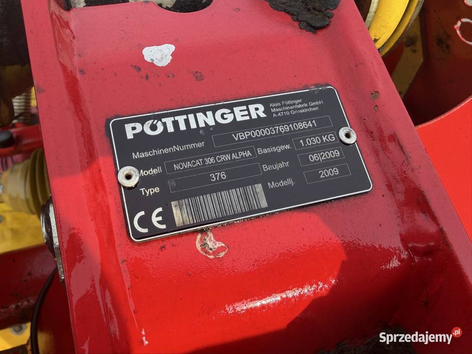 Kosiarka czołowa dyskowa Pottinger Nova Cat Myszyniec