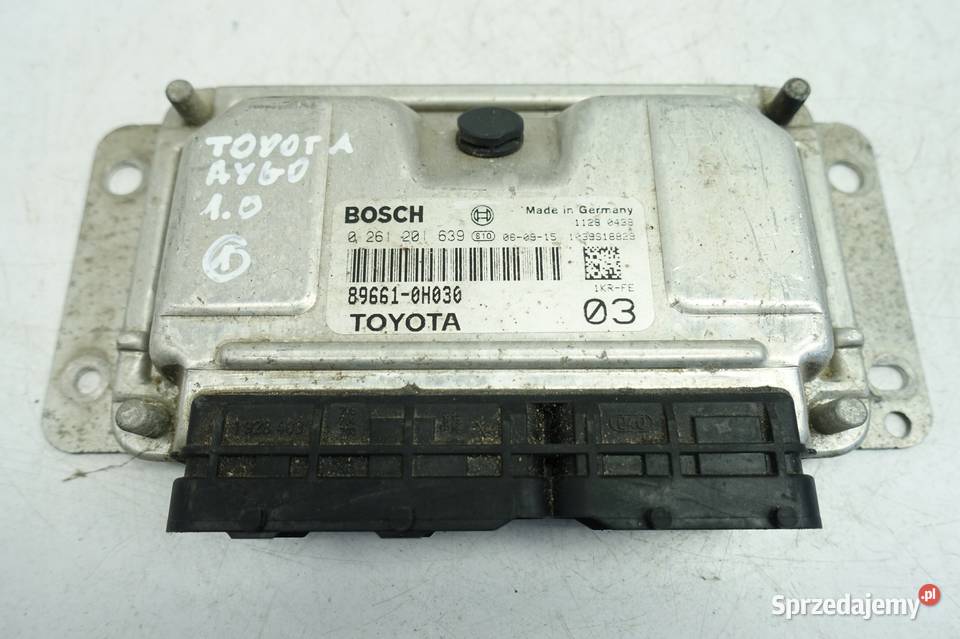 Toyota Aygo 10 KOMPUTER SILNIKA moduł 0261201639 osobowe Chełm