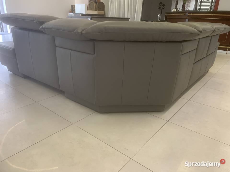 HIMOLLA NIEMIECKI NAROŻNIK SKÓRA NATURALNA śląskie Kalety