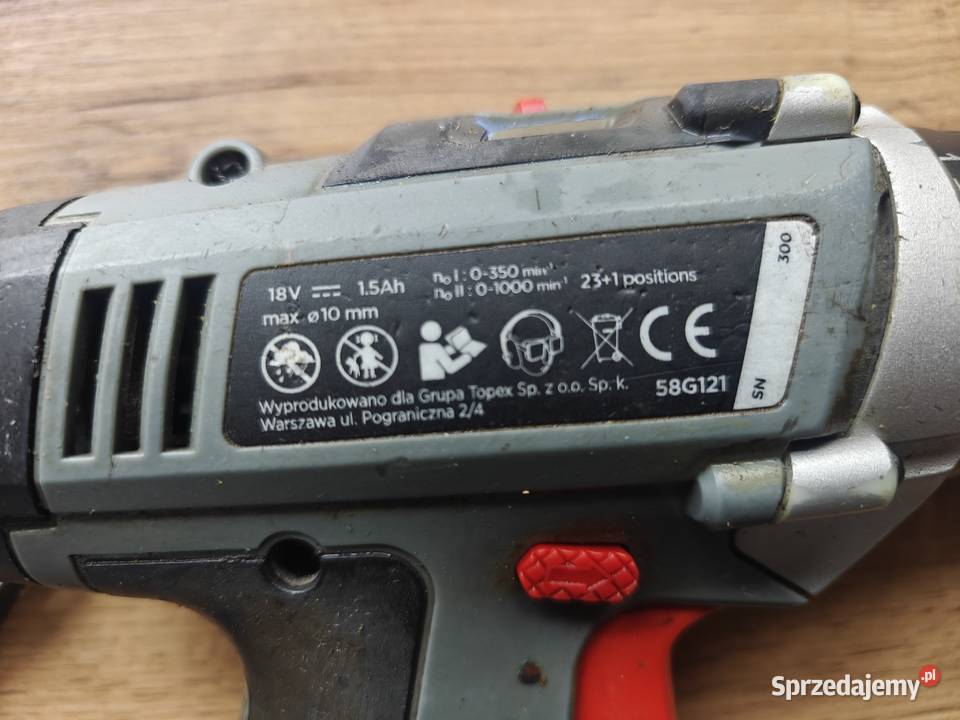 Wkrętarka akumulatorowa Graphite 18V Wiertarki i wkrętarki Kutno