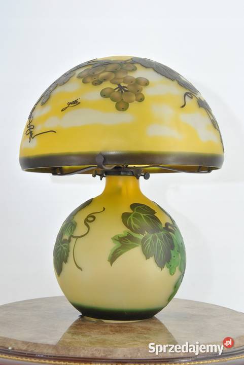 Lampa Stołowa Gabinetowa Biurowa Szkło Emile małopolskie Kraków