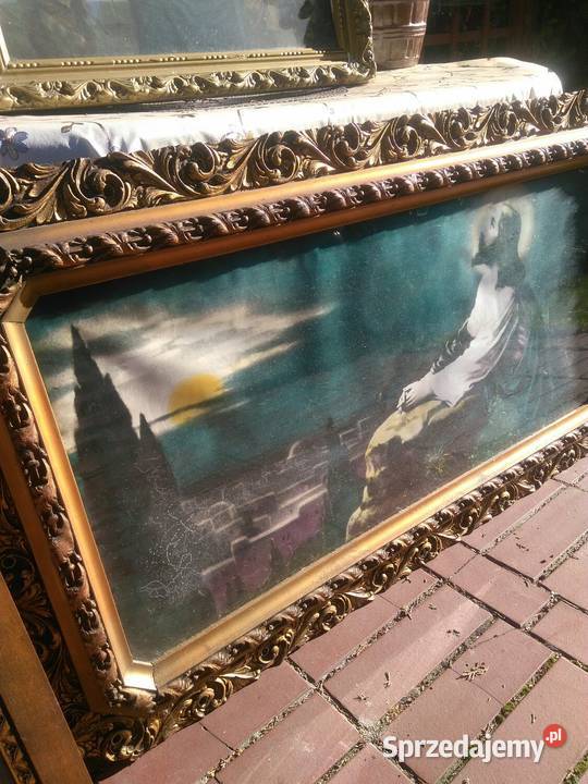 Obraz rama stare kujawsko-pomorskie sprzedam