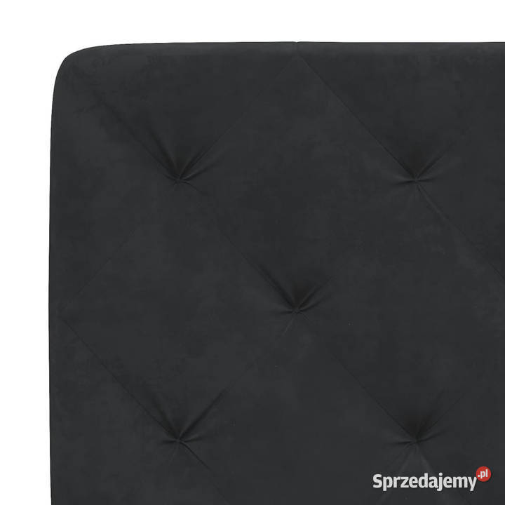 Rama łóżka bez materaca czarna aksamitna 120x200 sprzedam