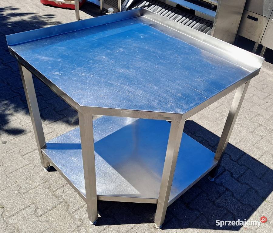 STÓŁ GASTRO NAROŻNY Z PÓŁKĄ 878785 M921N Nowe Skalmierzyce