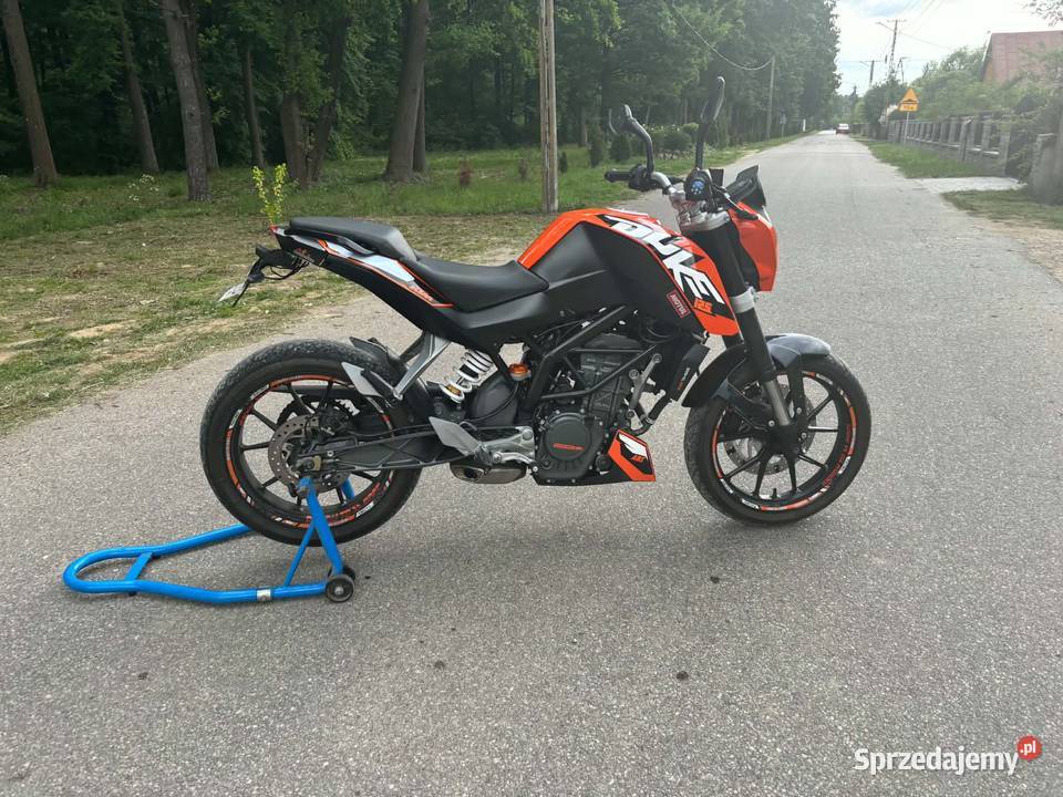 KTM duke 125 abs sprowadzony Wąsewo
