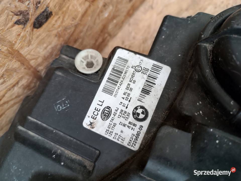 LAMPA PRAWY PRZÓD EU XENON SKRĘTNA BMW 1 F20 F21 Nowy Tomyśl