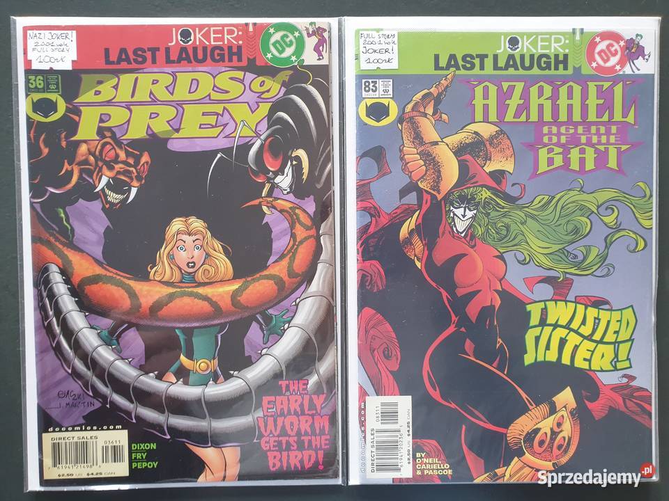 Joker zestaw 12 oryginalnych komiksów DC USA pomorskie Gdynia
