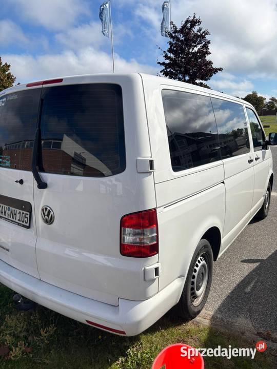 Sprzedam Volkswagen T5 transporter 8 osobowy nieuszkodzony zachodniopomorskie Świnoujście sprzedam