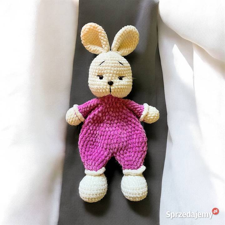 Króliczek przytulak dzieci fioletowy mazowieckie Radom