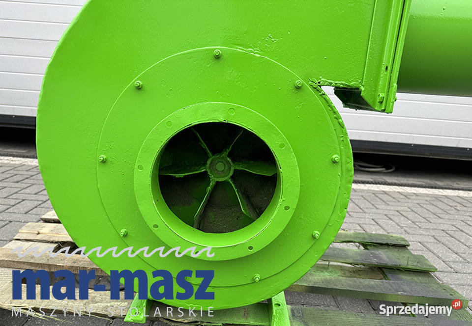 Wentylator do odciągu trocin wyciąg 3kW Sierakowska Huta sprzedam