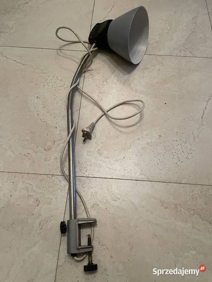 Stara lampa garażowa biurkowa PRL Łódź sprzedam