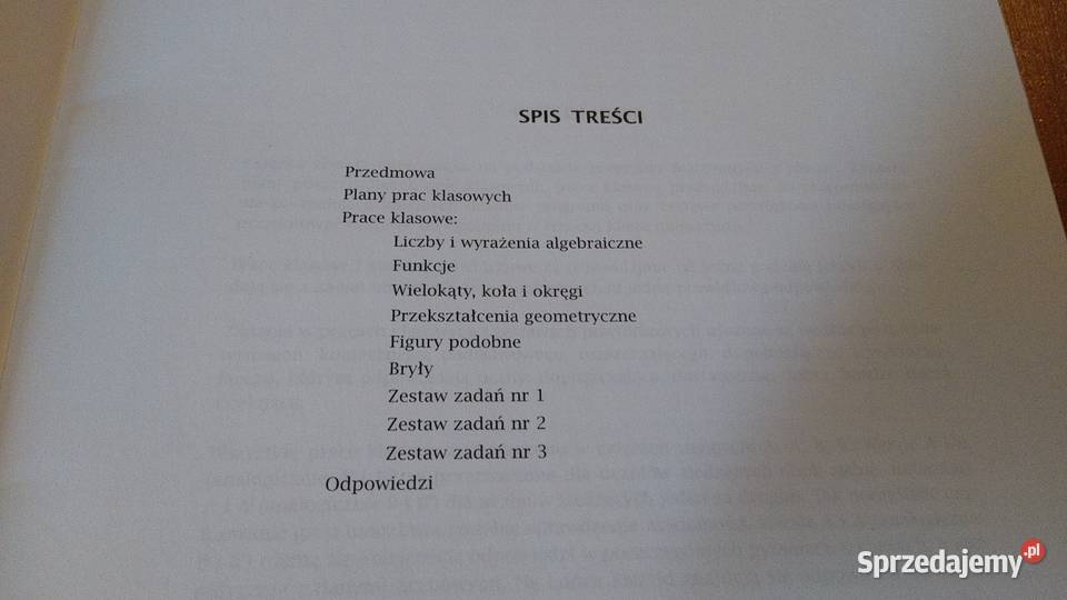 Matematyka 3 sprawdziany klasy trzeciej Gdańsk sprzedam