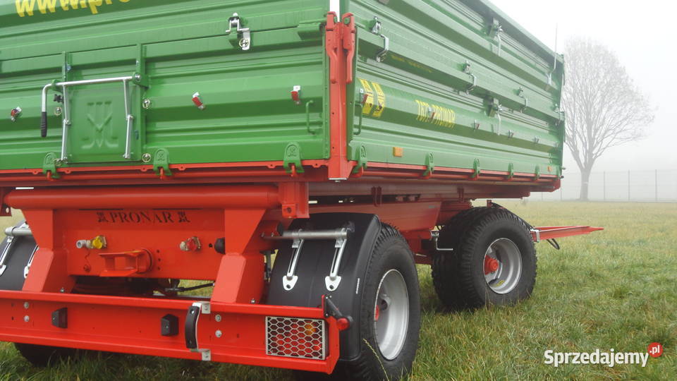 Przyczepa Pronar T6532 6 t dwuosiowa tandem T672 nieuszkodzony Gomulin sprzedam