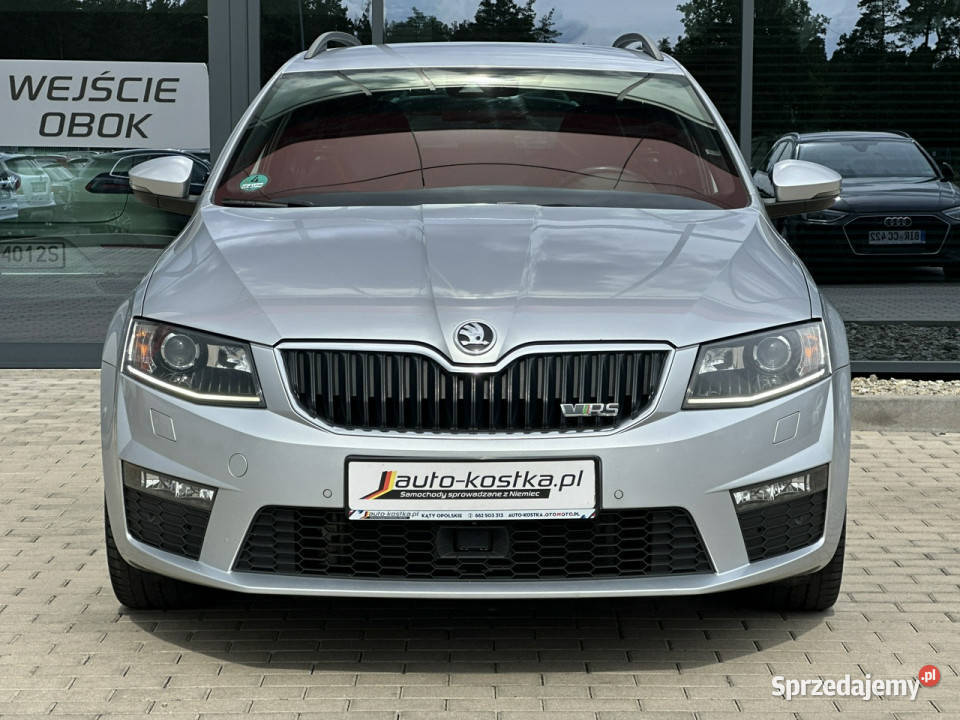 koda Octavia Xenon Navi Climatronic Półskóra srebrny Kąty Opolskie