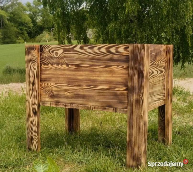 Donice kwiatowe z drewna Kraśnik