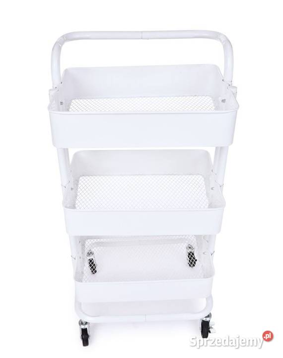 Metalowy regał mobilny 3piętrowy wys 86 Warszawa