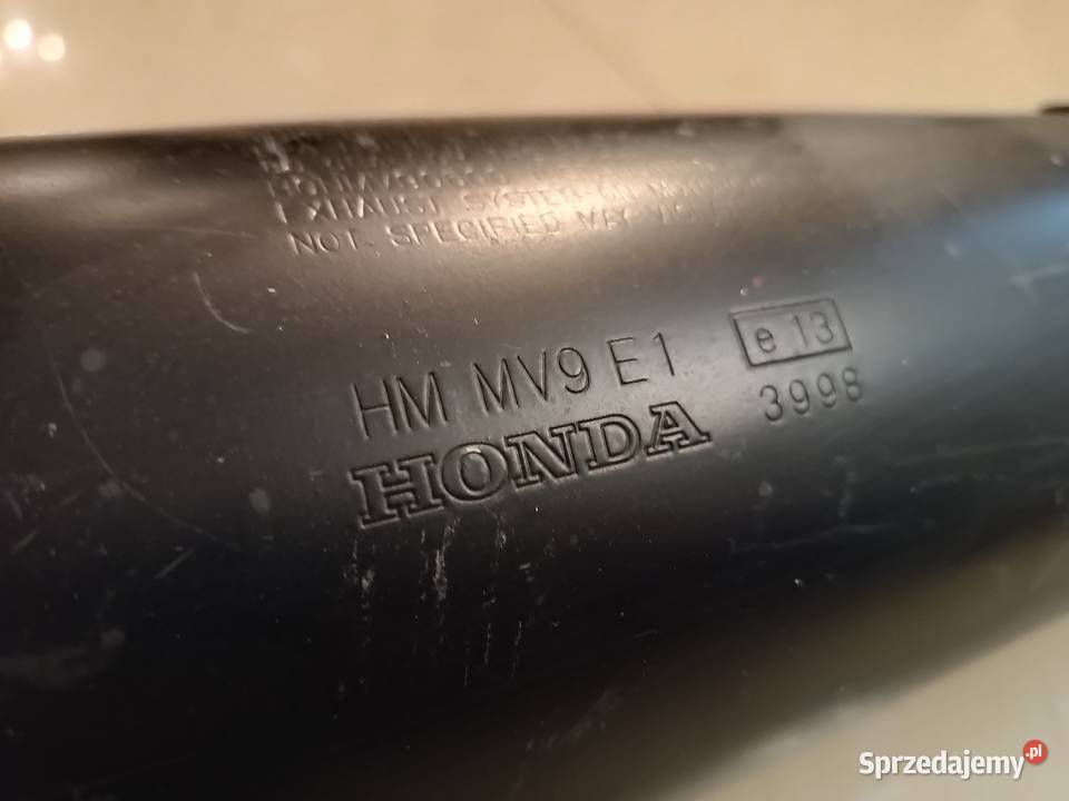 HM MV9 E1 honda CBR 600 tłumik końcowy wydechowy