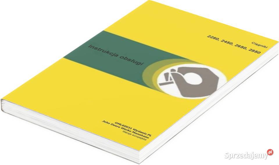 Instrukcja obsługi JD 1550 1750 1850 1950 John Szamotuły